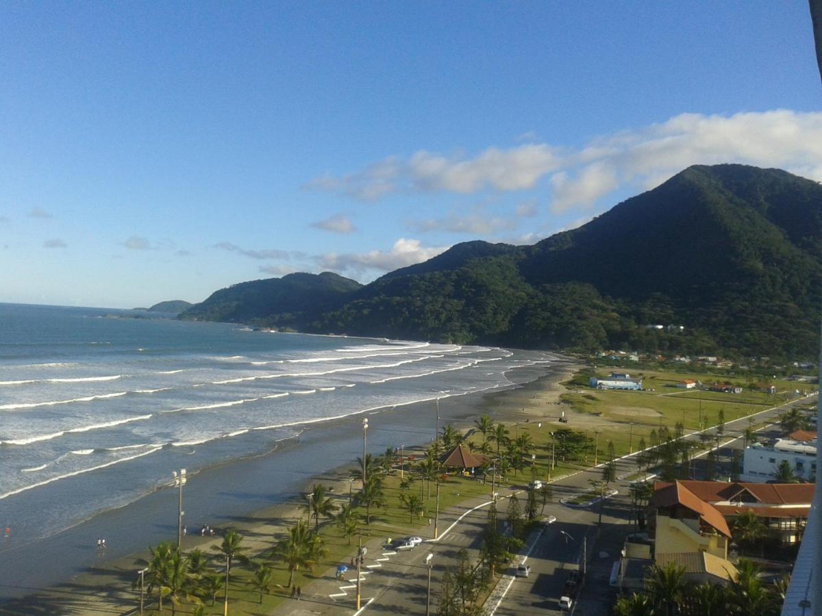 Apto Frente Ao Mar Apartment Peruibe Bagian luar foto